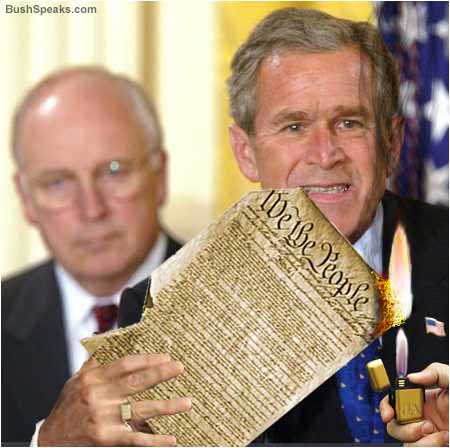 anti-Bush bumper sticker